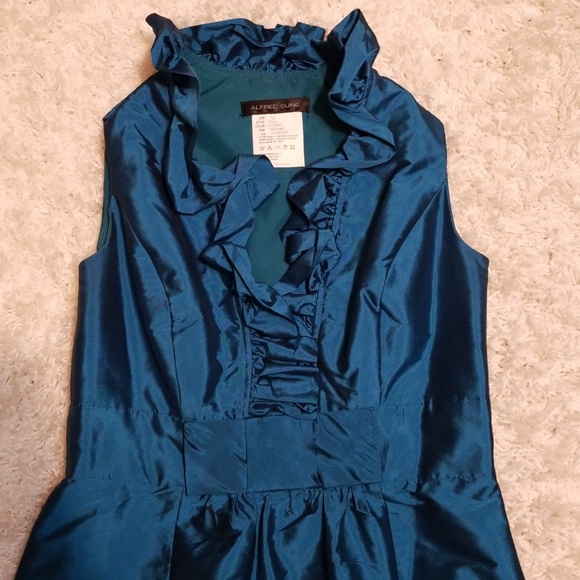 Alfred Sung Caspian Bridesmaid Shift Dress - Picture 2 of 8